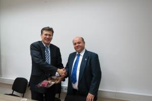 nj. ekselenca dr. István Szent-Iványi in župan Jože Levstek